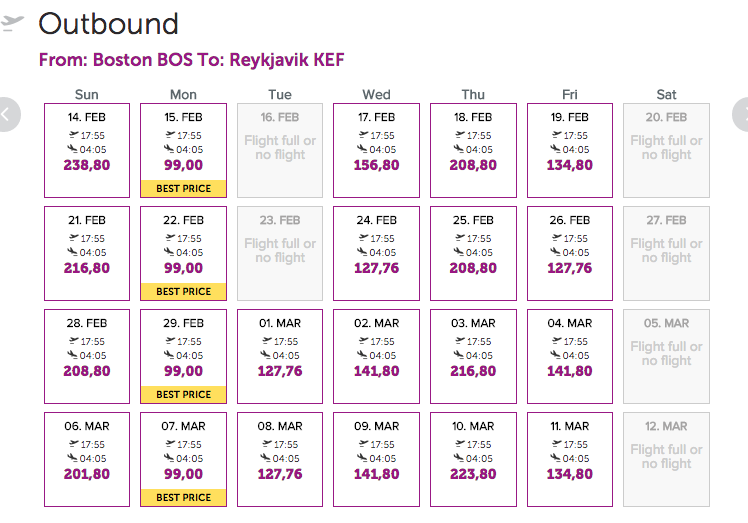 Cheap Flights To Iceland